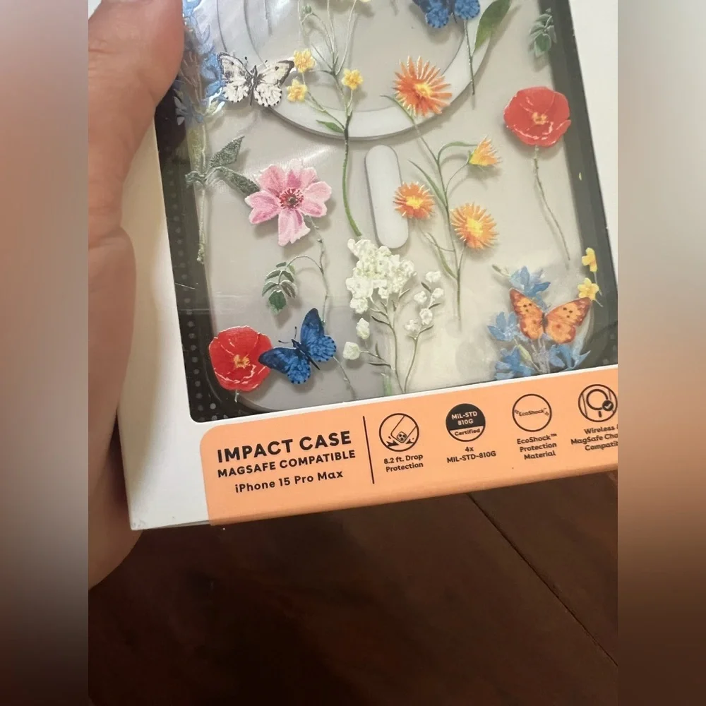 CASETiFY Impact Case with MagSafe for Apple iPhone 15 Pro Max - Floral